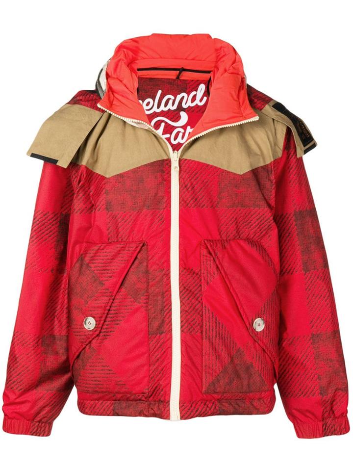 Woolrich Reversible Hooded Padded Jacket - Red