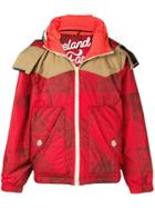 Woolrich Reversible Hooded Padded Jacket - Red