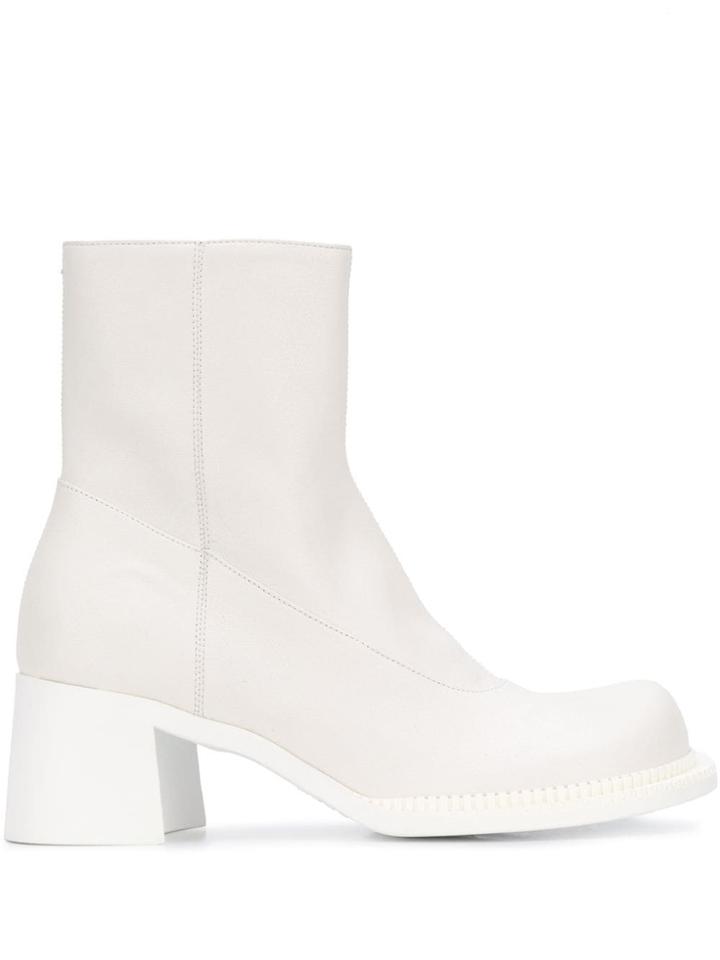 Maison Margiela Chunky Mid-heel Boots - White