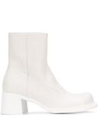 Maison Margiela Chunky Mid-heel Boots - White