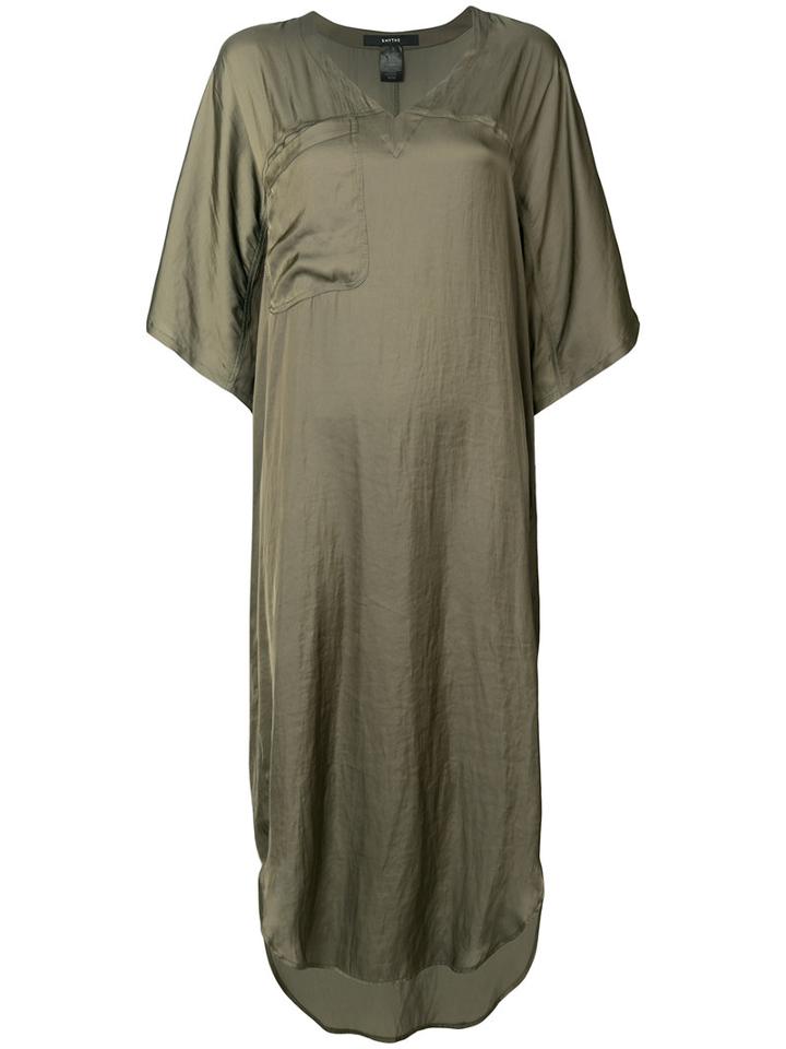 Smythe - Asymmetric Dress - Women - Polyester - M, Green, Polyester