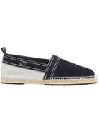 Fendi Logo Espadrilles - Black