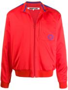Mcq Alexander Mcqueen Stripe Detail Logo Track Jacket - Red