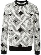 Dolce & Gabbana Optical Print Sweatshirt