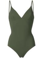 Tory Burch Marina One-piece Swimsuit - Green