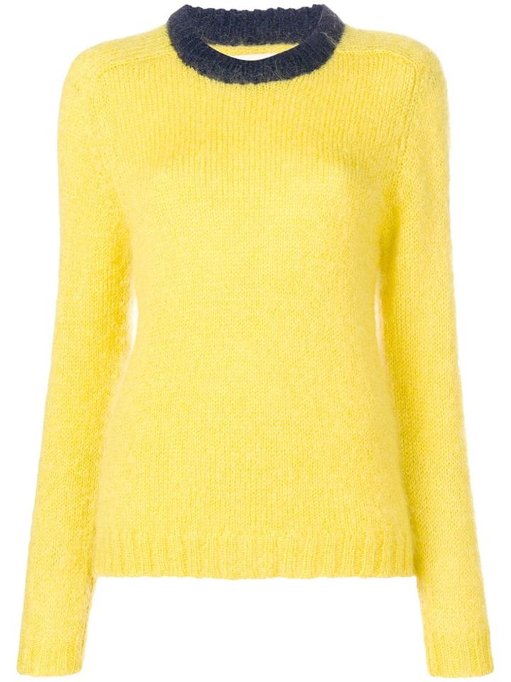 Bellerose Crew Neck Jumper - Yellow & Orange