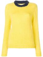 Bellerose Crew Neck Jumper - Yellow & Orange