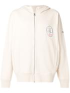 Vivienne Westwood Full Zip Hoodie With Embroidery - Nude & Neutrals