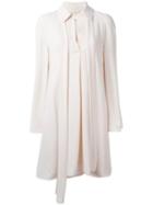 Chloé Tie-neck Dress - Pink