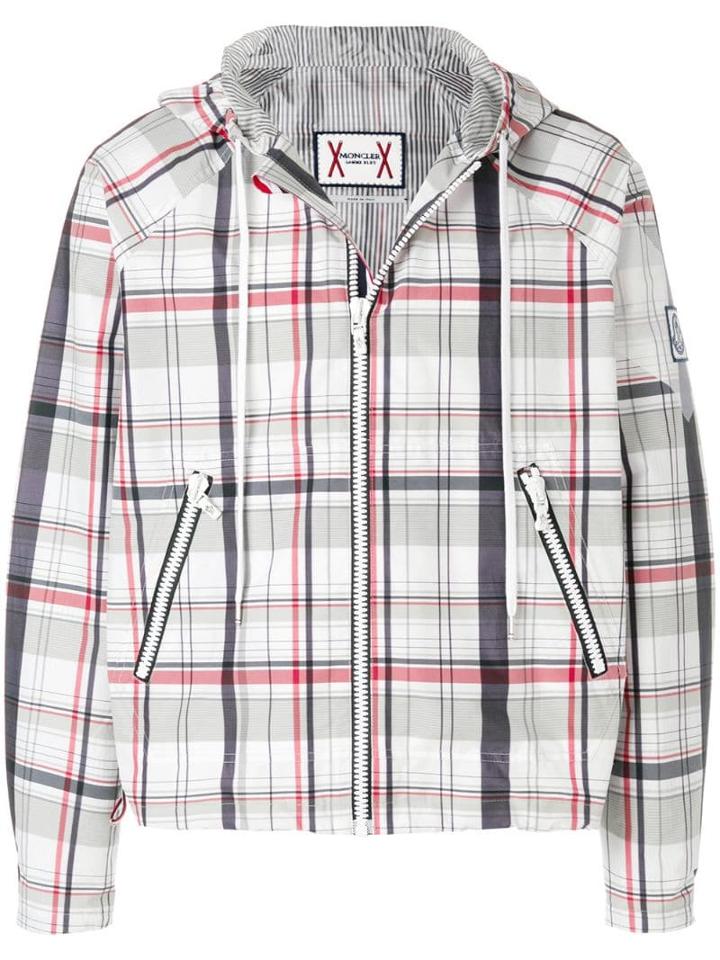 Moncler Checked Printed Lightweight Jacket - Multicolour