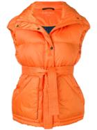 Perfect Moment Oversized Gilet - Orange
