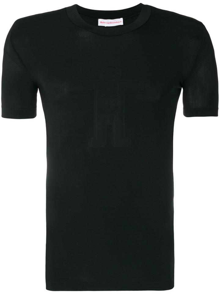 Walter Van Beirendonck Structured Shortsleeved T-shirt - Black