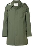 Mackintosh Hooded Coat - Green