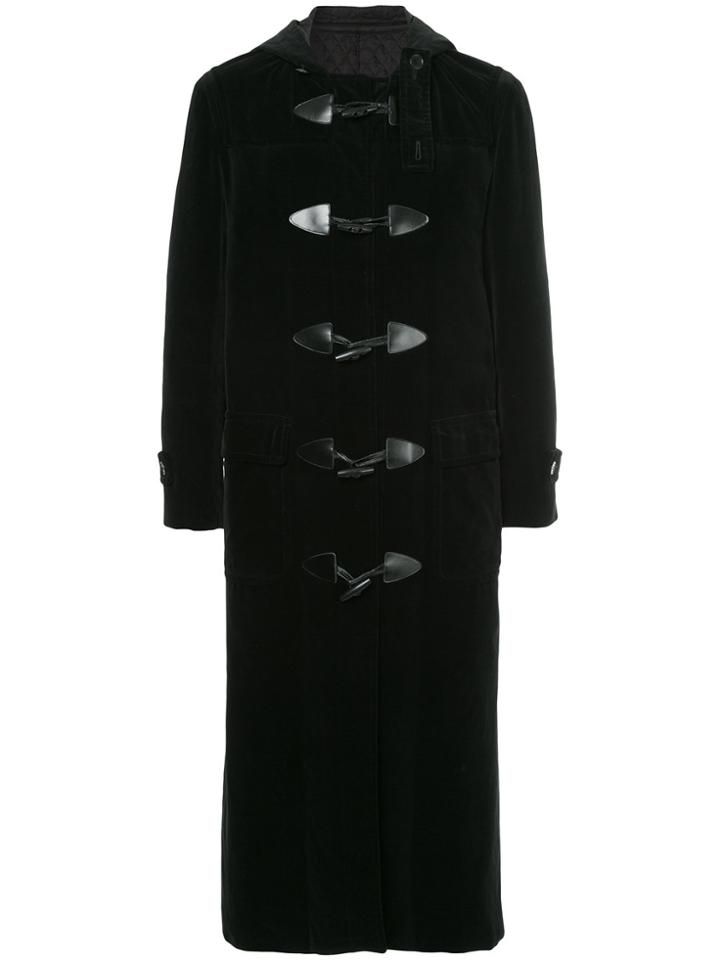 Comme Des Garçons Vintage Hooded Duffle Coat - Black