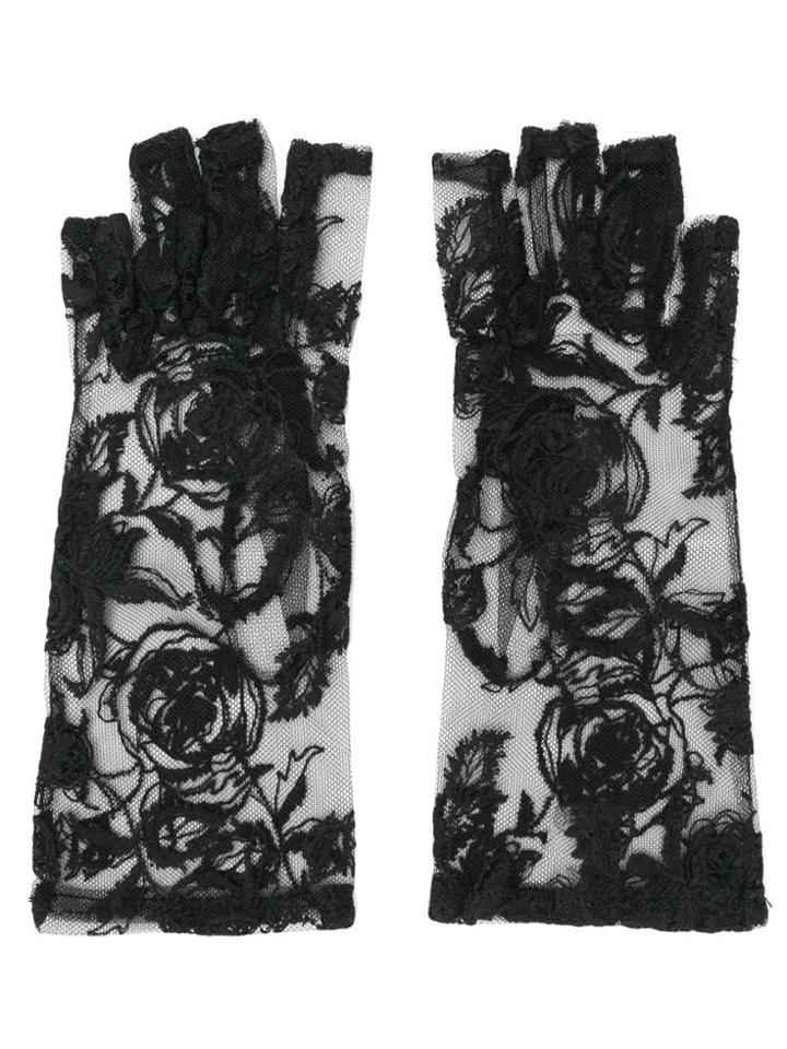 Ann Demeulemeester Orsay Gloves - Black
