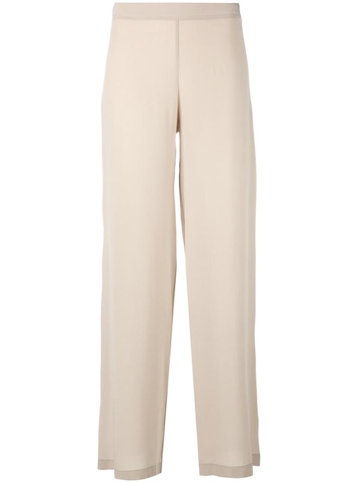D.exterior Flared Tailored Trousers - Nude & Neutrals