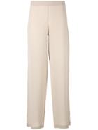 D.exterior Flared Tailored Trousers - Nude & Neutrals