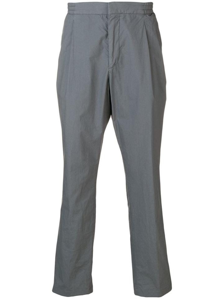 Officine Generale Straight Leg Trousers - Grey