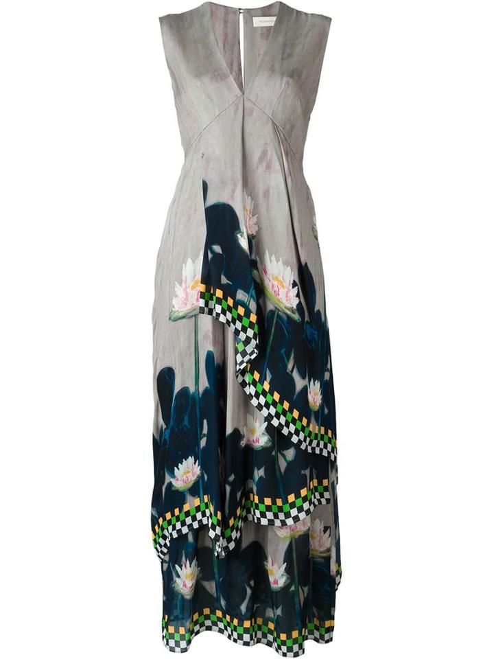 Wunderkind Draped Printed Dress