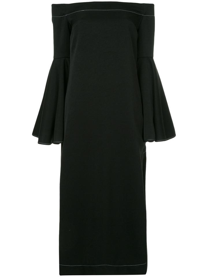 Ellery Gertie Off-the-shoulder Dress - Black