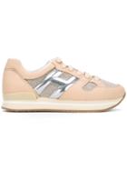 Hogan Lace-up Sneakers - Pink & Purple