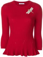 Vivetta Ribbed Sweater - Red
