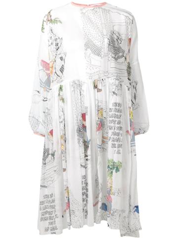 Scrambled Ego Fairy Tale Dress - White