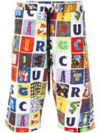 Kit Neale Printed Track Shorts, Men's, Size: M, Cotton