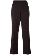Chanel Vintage Cropped Tailored Trousers - Brown