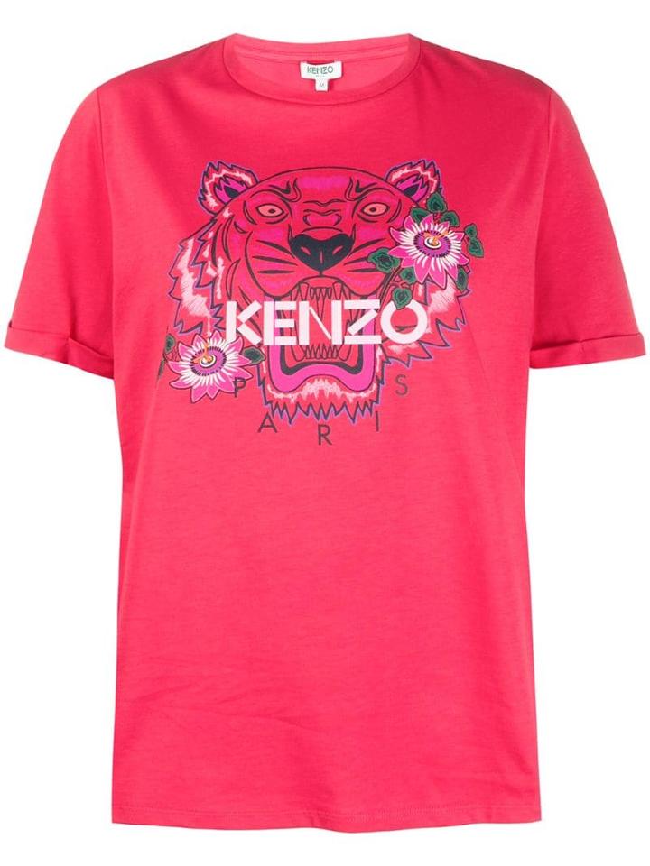 Kenzo Tiger Printed T-shirt - Pink