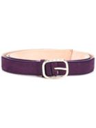 Nina Ricci Suede Belt, Women's, Size: 75, Pink/purple, Calf Leather