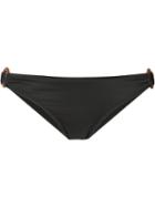 Malia Mills - Ring Detail Bikini Bottom - Women - Nylon/spandex/elastane - 4, Black, Nylon/spandex/elastane