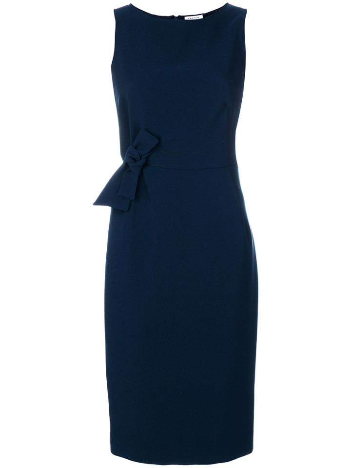 P.a.r.o.s.h. Bow Shift Dress - Blue