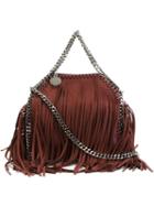 Stella Mccartney Tiny 'falabella' Fringed Tote, Women's, Red