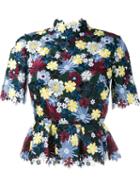 Erdem Floral Guipure Lace Top