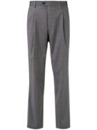 Gieves & Hawkes Mid-rise Straight Leg Trousers - Grey