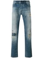 Diesel - Buster Straight Jeans - Men - Cotton/spandex/elastane - 31/30, Blue, Cotton/spandex/elastane