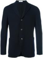 Boglioli Fitted Blazer Jacket, Men's, Size: 46, Blue, Cotton/acetate/cupro/virgin Wool