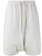 Pod Shorts - Women - Cotton - S, Nude/neutrals, Cotton, Rick Owens Drkshdw