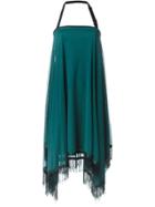 Jean Paul Gaultier Vintage Fringed Mesh Dress - Green