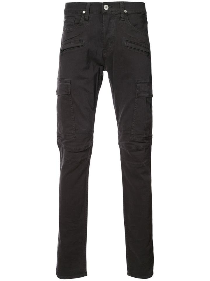 Hudson Cargo Denim Jeans - Black