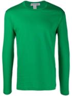 Comme Des Garçons Shirt Long Sleeved Jersey Top - Green