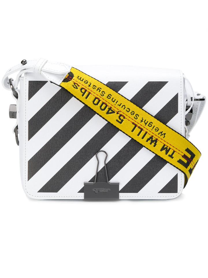 Off-white Striped Shoulder Bag