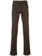 J Brand Slim-fit Jeans, Men's, Size: 36, Brown, Cotton/lyocell/polyester/spandex/elastane