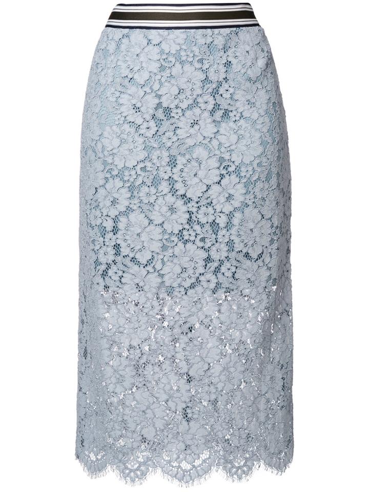 Dorothee Schumacher Straight Lace Skirt - Blue