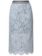 Dorothee Schumacher Straight Lace Skirt - Blue