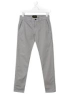 Finger In The Nose - Teen Chino Trousers - Kids - Cotton/spandex/elastane - 16 Yrs, Boy's, Grey
