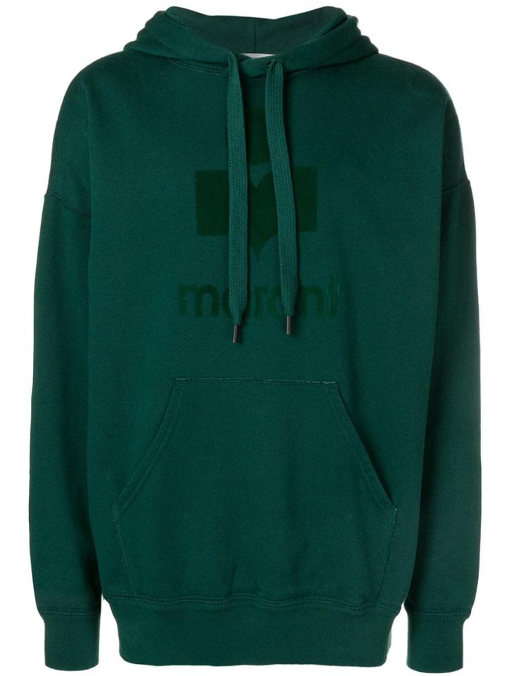 Isabel Marant Loose Long Sleeved Hoodie - Green