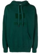 Isabel Marant Loose Long Sleeved Hoodie - Green