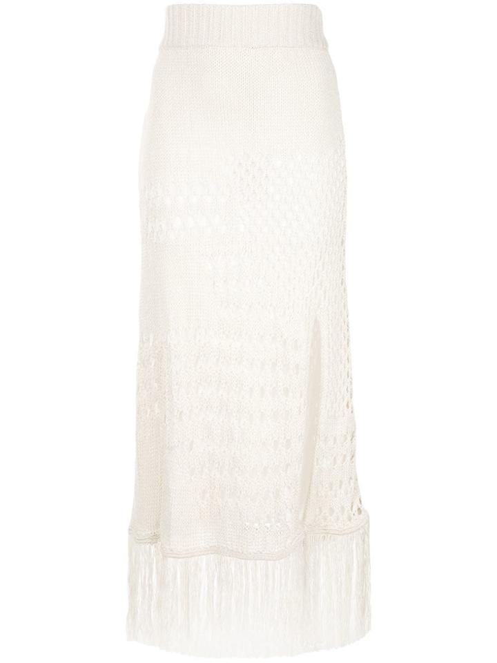 Altuzarra 'benedetta' Knit Skirt - Neutrals